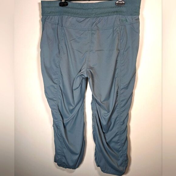 The North Face Pants Women's Extra Large Olive Green Joggers Nylon High Rise - Picture 2 of 10